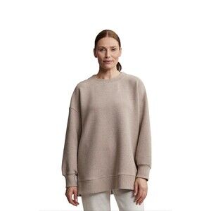 Varley Manning Sweat NWT Taupe Marl Size L
